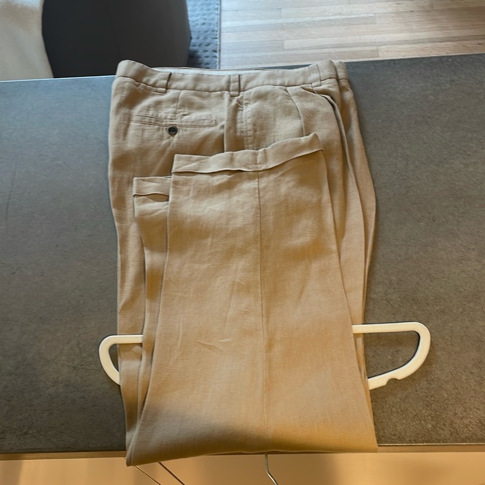 Khaki Suit Pants - Brooks Brothers